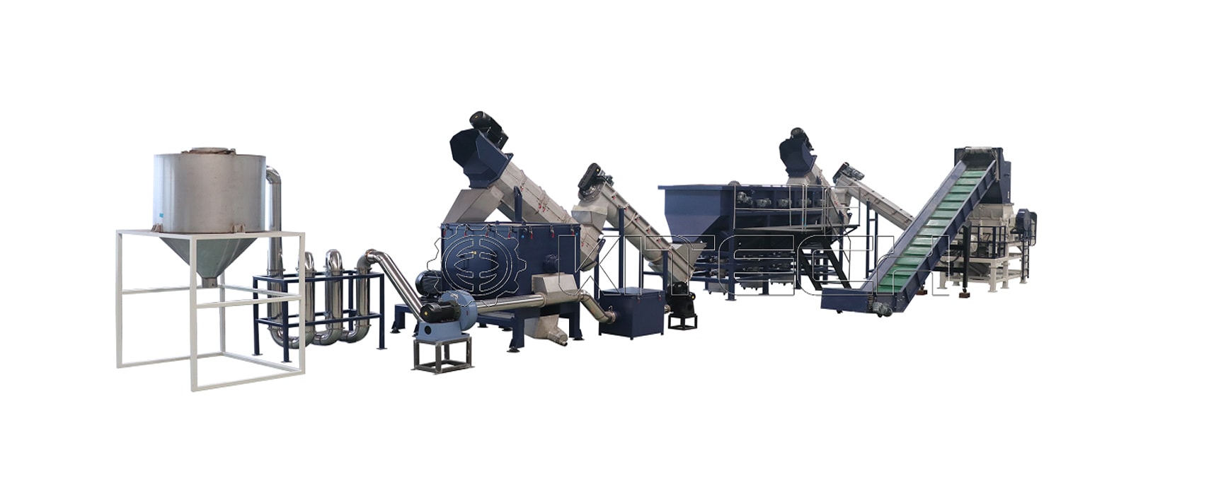 HDPE/PP Barrel, Crate, Basket, Lumps Washing System