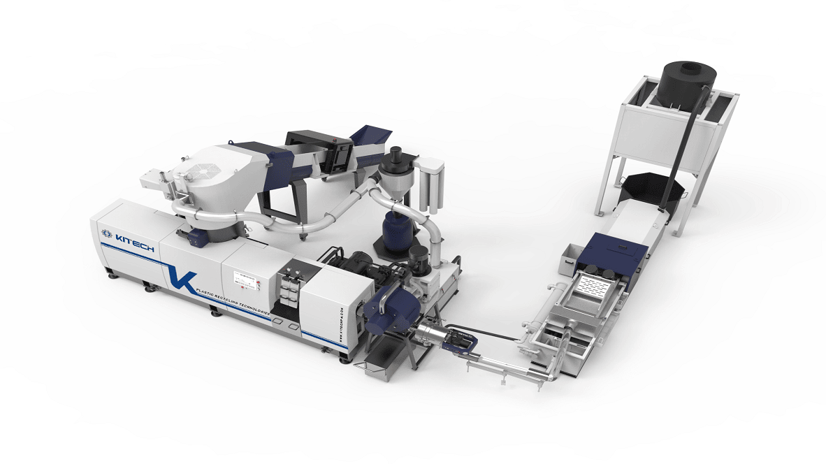 HDPE PP EPS Plastic Recycle Granulation Machine