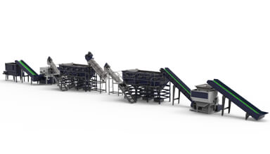 500kg PP Woven Bag Recycling Washing Line to Egypt