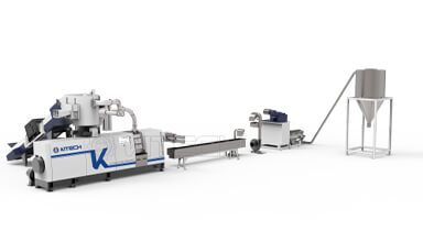 KCP180 compacting Pelletizing Line for XPS/EPS in Saudi Arabia