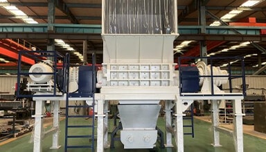 AGD800 Double Shaft Plastic Shredder Machine for Ldpe Drip tape to Mexico
