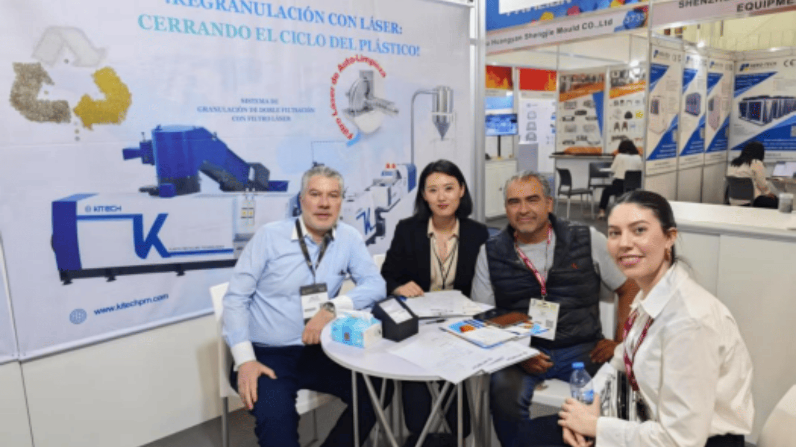 KiTech Machiney Showed Plastic Recycling Solutions in Sucess at Exhibition Plastimagen Mexico 2025